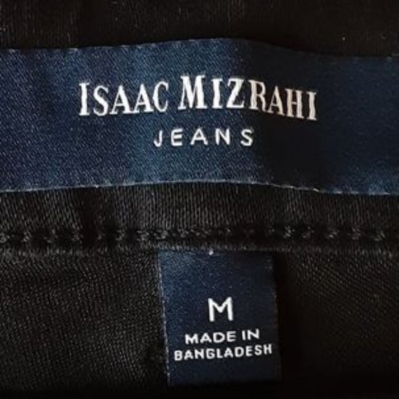 Isaac Mizrahi HIGH RISE PULL ON JEGGING / BLK, Cotton Blend, Medium - Picture 2 of 8